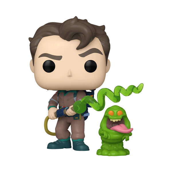 Venkman with Slimer (The Real Ghostbusters)